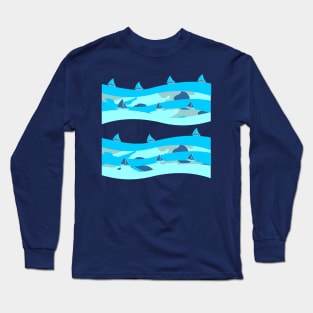 Blue Water Sailing - Tiff-any Blu Long Sleeve T-Shirt